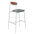 Nowy projekt minimalistyczny drewniany stołek barowy Sia
